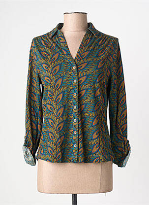 Cămașă croială cambrată mâneci lungi albastru WHITE STUFF femme