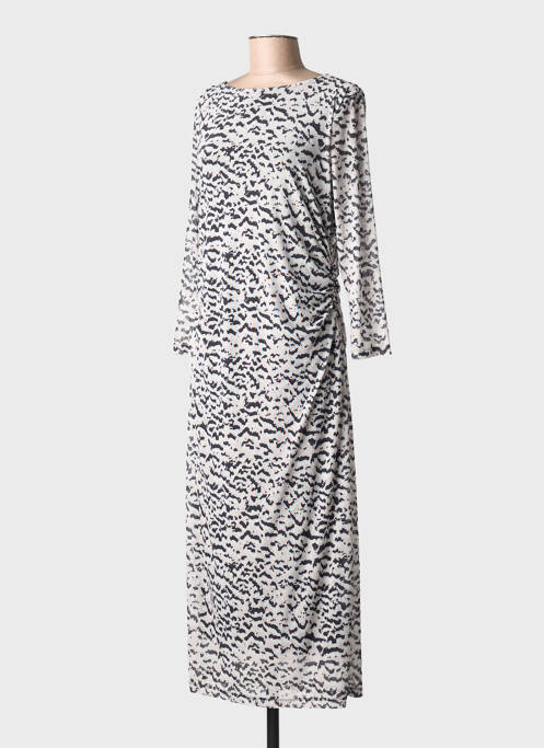 Rochie midi imprimeu fantezie mâneci lungi negru STREET ONE femme