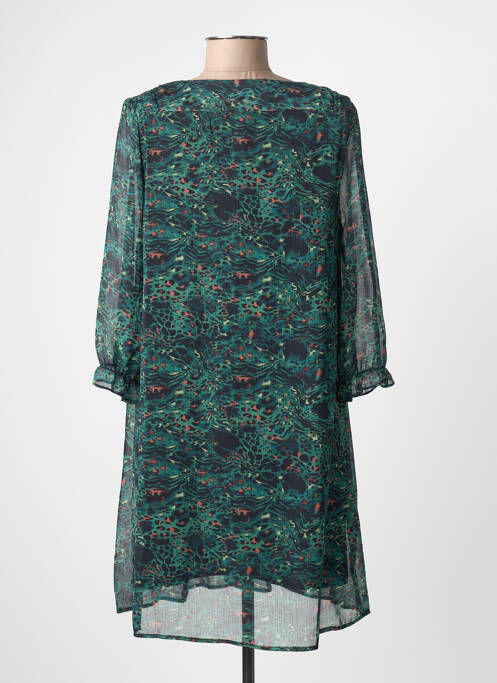 Rochie midi mâneci 3/4 mâneci 3/4 verde FREEMAN T.PORTER femme