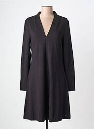 Rochie midi mâneci lungi mâneci lungi negru SURKANA femme
