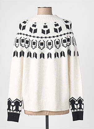 Pulover elasticitate mâneci lungi alb STREET ONE femeie