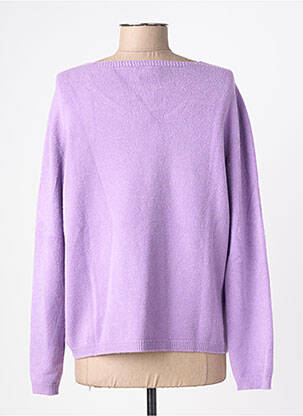 Pulover guler în v mâneci lungi violet L'ATELIER D'ANNA femeie