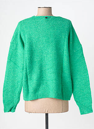 Pulover guler în v mâneci lungi verde FREEMAN T.PORTER femeie