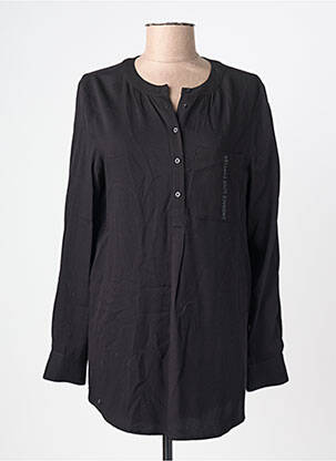 Bluză guler rotund mâneci lungi negru STREET ONE femme