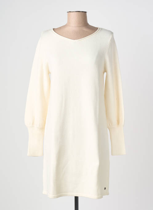 Rochie pulover elasticitate mâneci lungi bej SURKANA femme