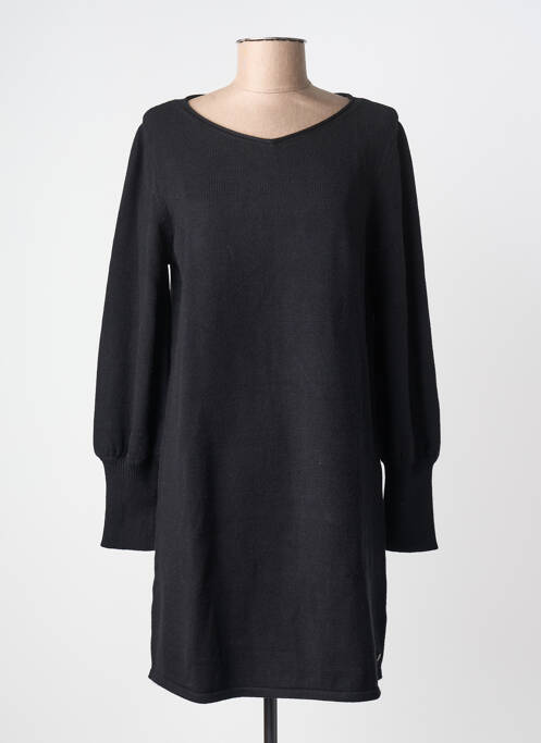 Rochie pulover elasticitate mâneci lungi negru SURKANA femme