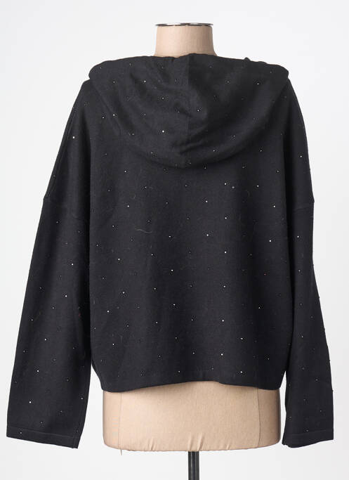 Hanorac cu glugă elasticitate mâneci lungi negru BSB femme