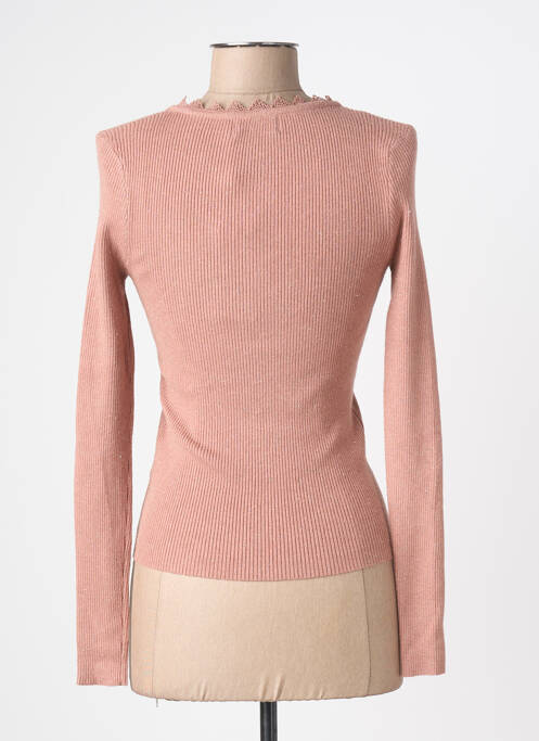 Top elasticitate mâneci lungi roz MOLLY BRACKEN femme