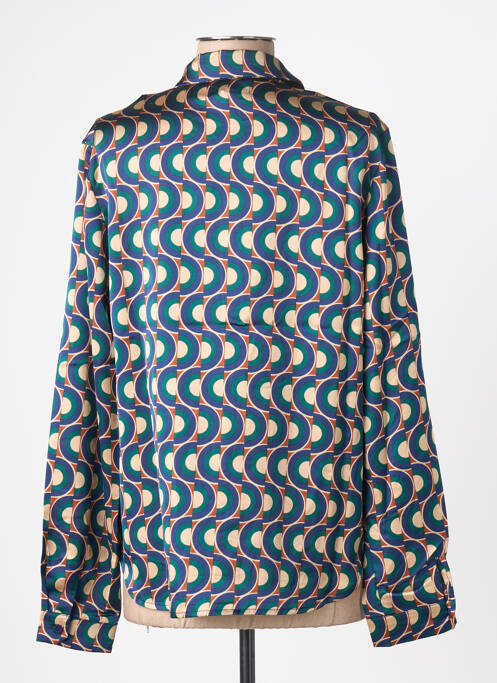 Cămașă imprimeu fantezie mâneci lungi verde FREEMAN T.PORTER femme