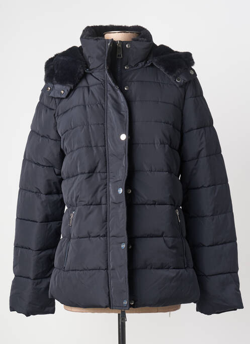 Geacă matlasată buzunare cu glugă negru RINO & PELLE femme