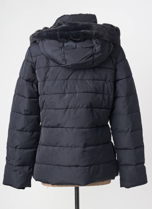 Geacă matlasată buzunare cu glugă negru RINO & PELLE femme