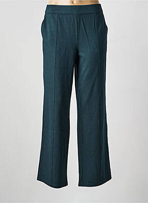 Pantalon drept elasticitate mărime normală verde STREET ONE femeie