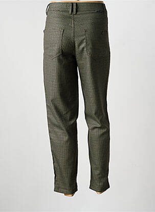 Pantalon 7/8 talie înaltă talie înaltă verde FREEMAN T.PORTER femeie