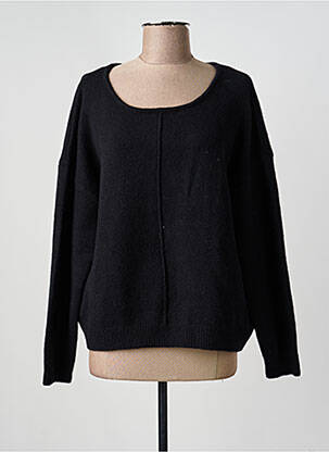 Pulover elasticitate mâneci lungi negru RINO & PELLE femeie