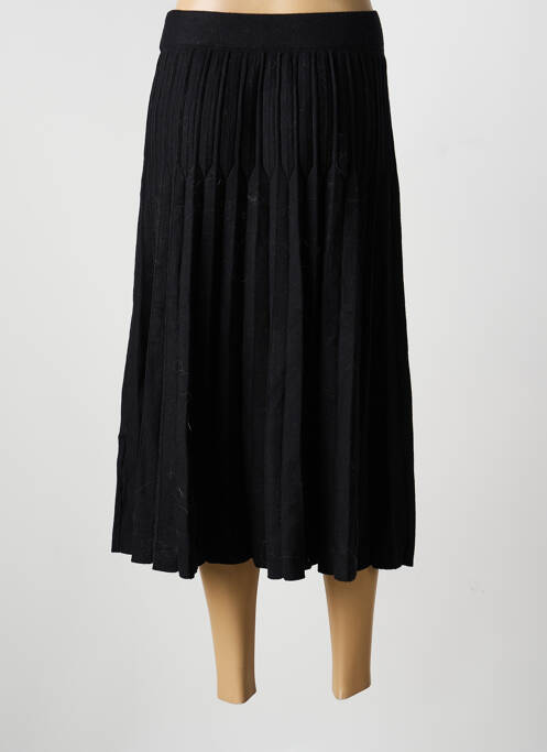 Fustă lungă croială evazată negru MOLLY BRACKEN femme