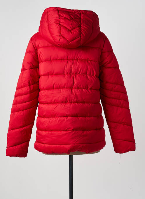 Geacă matlasată buzunare cu glugă roșu STREET ONE femme