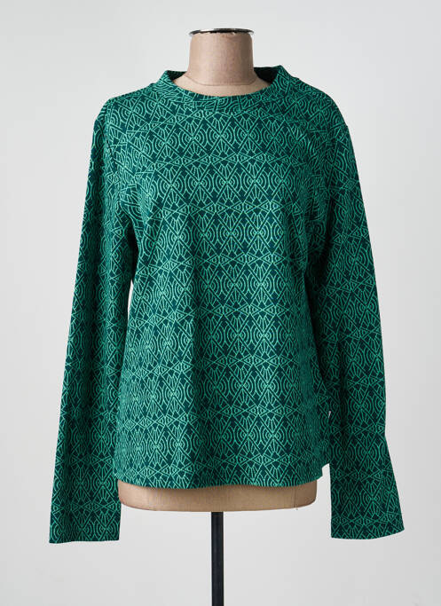 Tricou imprimeu fantezie mâneci lungi verde BLUTSGESCHWISTER femme