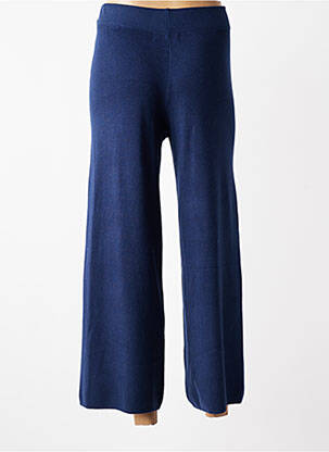 Pantalon 7/8 talie elastică mărime normală albastru BSB femeie