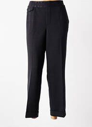Pantalon 7/8 elasticitate mărime normală negru STREET ONE femeie