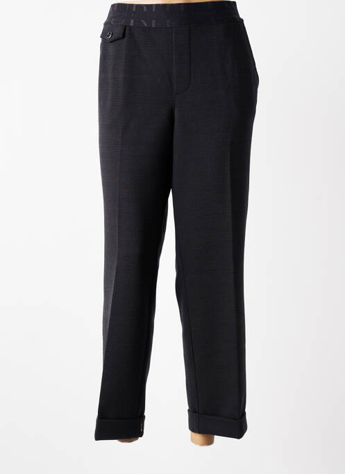 Pantalon 7/8 elasticitate mărime normală negru STREET ONE femme