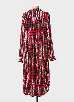 Rochie lungă imprimeu fantezie mâneci lungi negru LOLA ESPELETA femeie