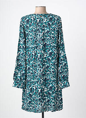 Rochie midi imprimeu fantezie mâneci lungi verde LOLA ESPELETA femeie