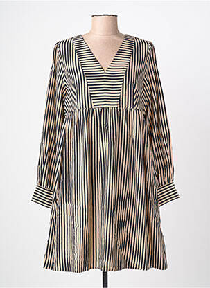 Rochie scurtă mâneci lungi mâneci lungi negru LOLA ESPELETA femme