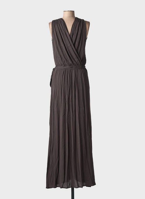 Rochie lungă fără mâneci fără mâneci gri GRACE & MILA femme