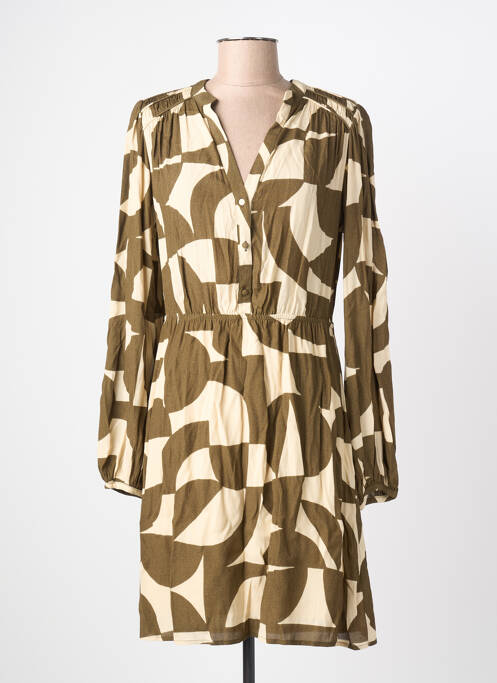 Rochie scurtă mâneci lungi mâneci lungi verde GRACE & MILA femme