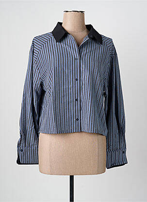 Cămașă croială cambrată mâneci lungi albastru FREEMAN T.PORTER femme