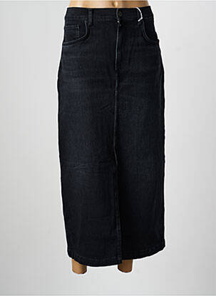 Fustă lungă croială dreaptă negru CUP OF JOE DENIM femme