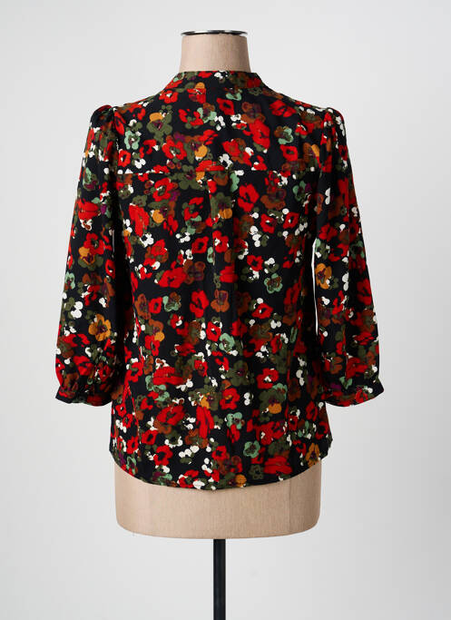 Cămașă imprimeu fantezie mâneci 3/4 negru LITTLE SISTER'S femme