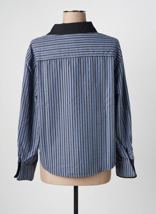 Cămașă croială cambrată mâneci lungi albastru FREEMAN T.PORTER femme