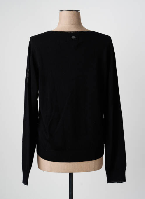 Pulover croială cambrată mâneci lungi negru FREEMAN T.PORTER femme