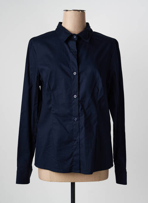 Cămașă croială cambrată mâneci lungi albastru QUATRE VINGT JOURS femme