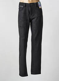 Pantalon drept elasticitate mărime normală negru QUATRE VINGT JOURS femme