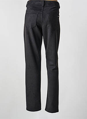 Pantalon drept elasticitate mărime normală negru QUATRE VINGT JOURS femeie