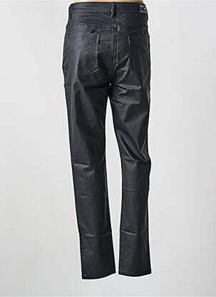Pantalon drept elasticitate mărime normală negru QUATRE VINGT JOURS femeie