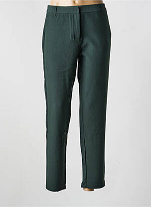 Pantalon drept elasticitate mărime normală verde LOLA ESPELETA femeie