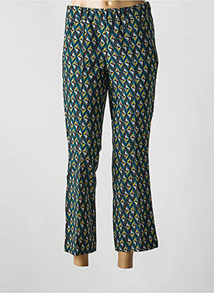 Pantalon 7/8 elasticitate mărime normală verde STARK femme