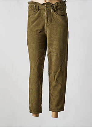 Pantalon 7/8 elasticitate mărime normală verde FREEMAN T.PORTER femeie