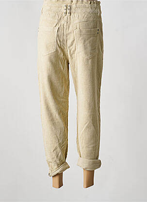 Pantalon 7/8 elasticitate mărime normală bej FREEMAN T.PORTER femeie