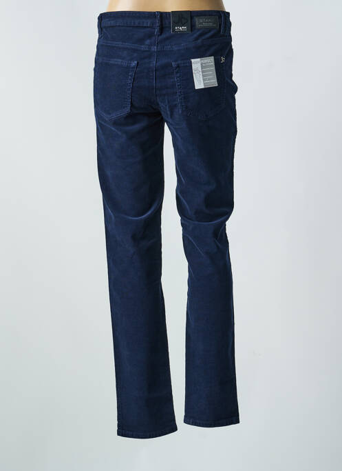 Pantalon drept elasticitate mărime normală albastru STARK femme