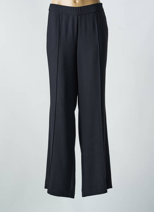 Pantalon larg țesătură poplin mărime normală negru STARK femme