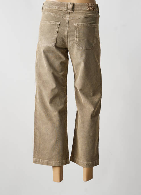 Pantalon 7/8 elasticitate mărime normală verde FREEMAN T.PORTER femme