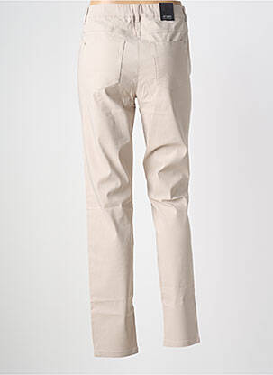 Pantalon slim talie elastică mărime normală bej STARK femeie