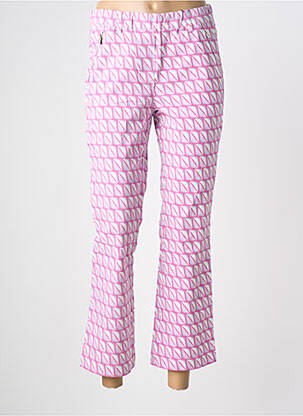 Pantalon evazat elasticitate mărime normală violet STARK femme