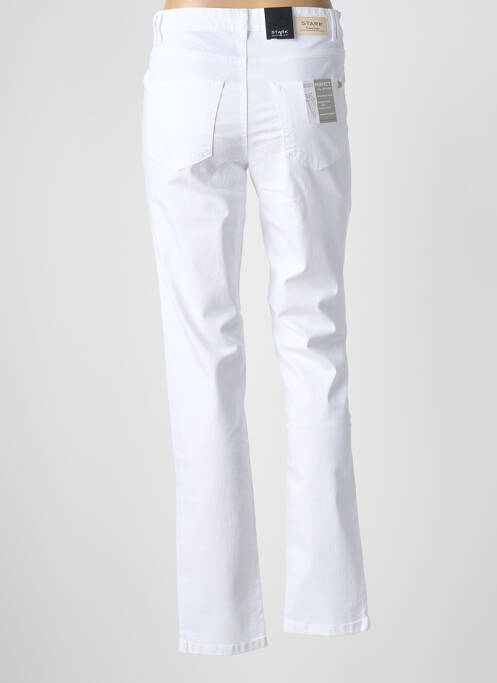 Blugi cu croială slim elasticitate mărime normală alb STARK femme