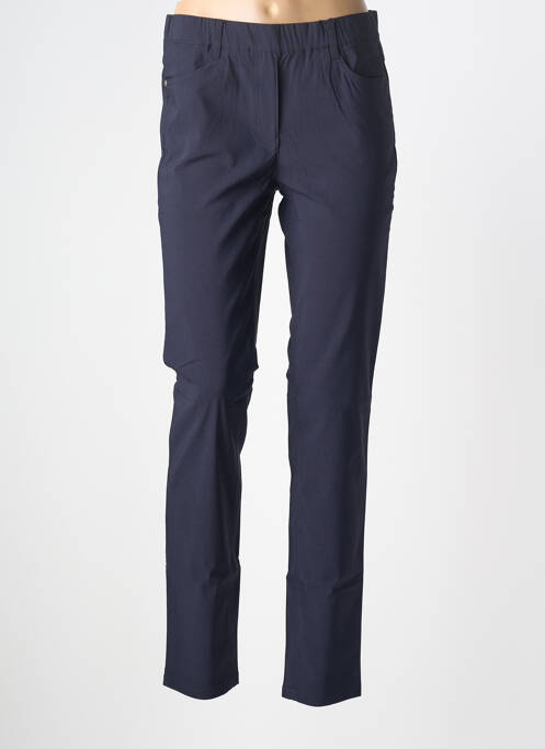 Pantalon slim talie elastică mărime normală albastru STARK femme