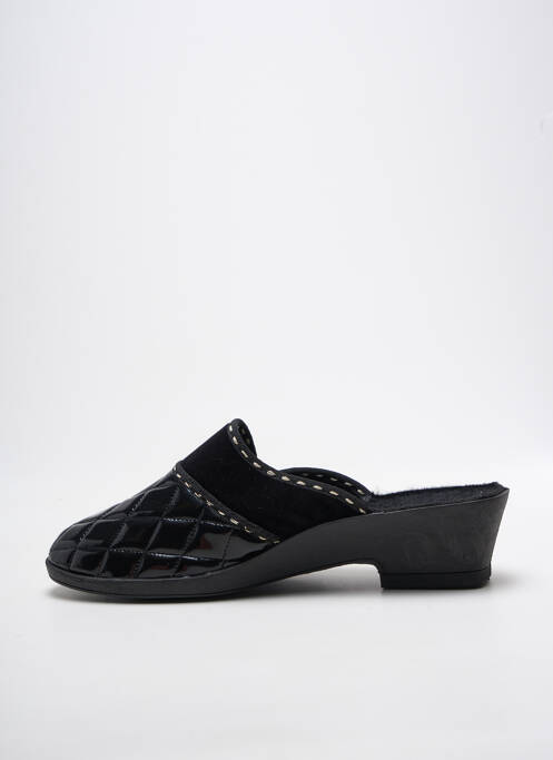 Mulete/saboți toc de 4 la 6 cm negru FARGEOT femme